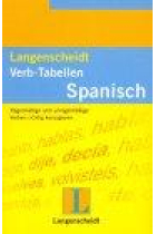 Langenscheidts verb-tabellen spanisch