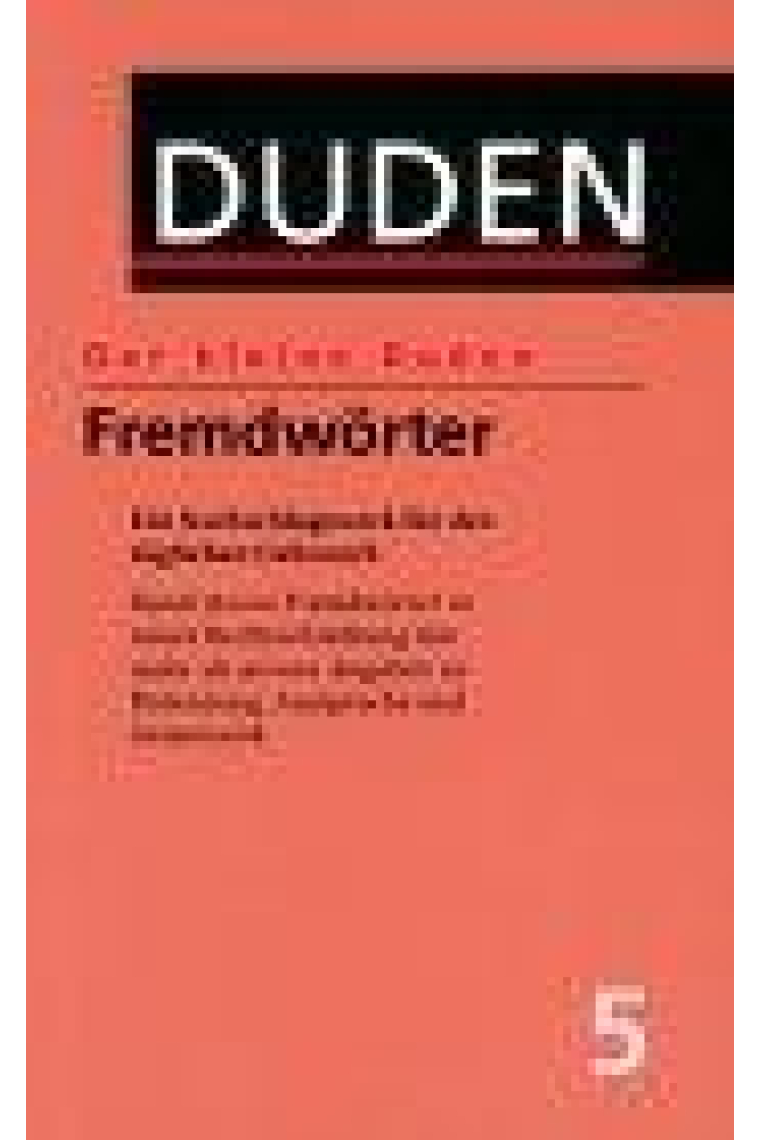 DUDEN. Der kleine Duden: Fremdwörter