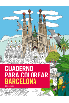 Cuaderno para colorear Barcelona. ¡Más de 80 imágenes para colorear de Barcelona, con lápices o pinceles!