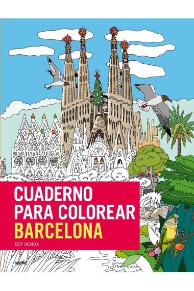 Cuaderno para colorear Barcelona. ¡Más de 80 imágenes para colorear de Barcelona, con lápices o pinceles!