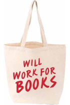 Will Work For Books: LoveLit Tote Bag