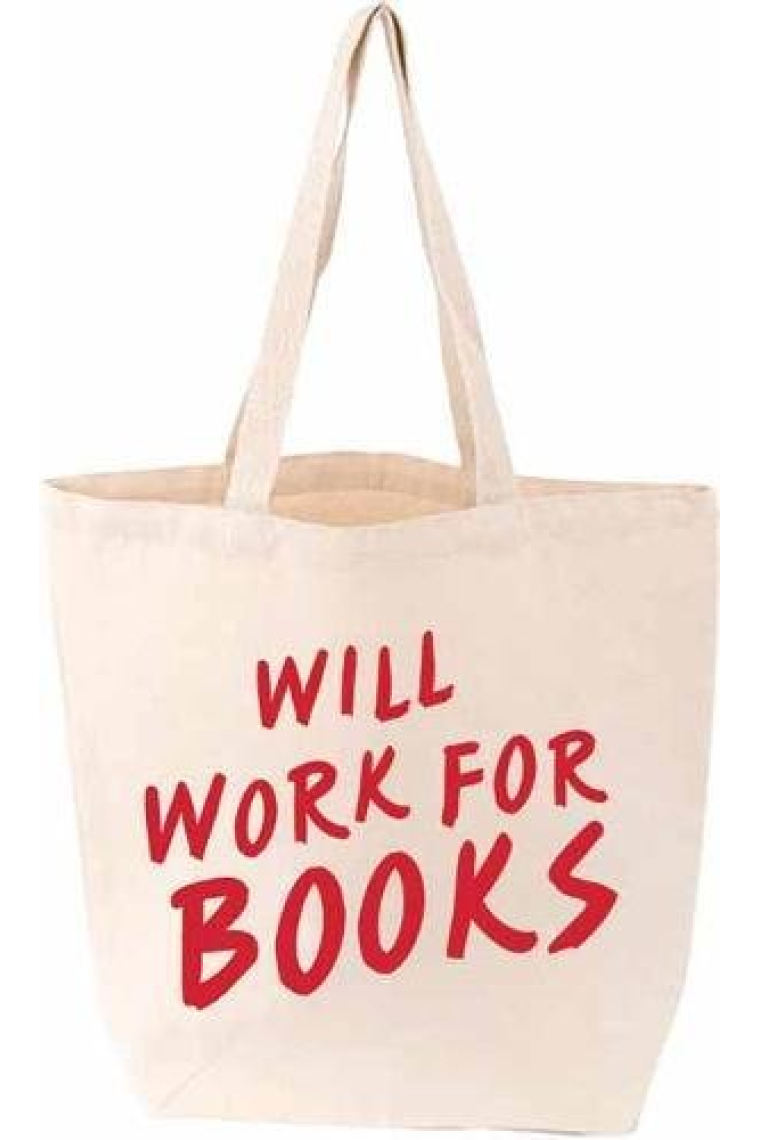 Will Work For Books: LoveLit Tote Bag