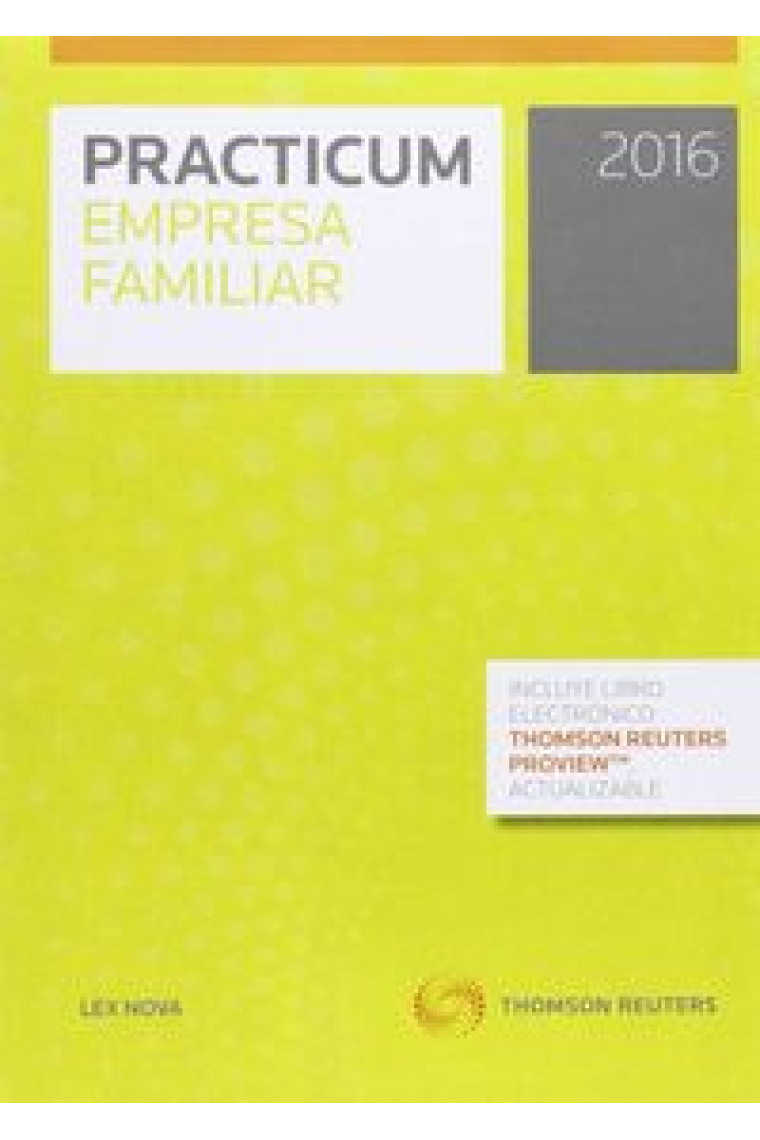 Practicum Empresa Familiar 2016 (Papel + e-book)