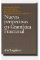 Nuevas perspectivas en gramática  funcional