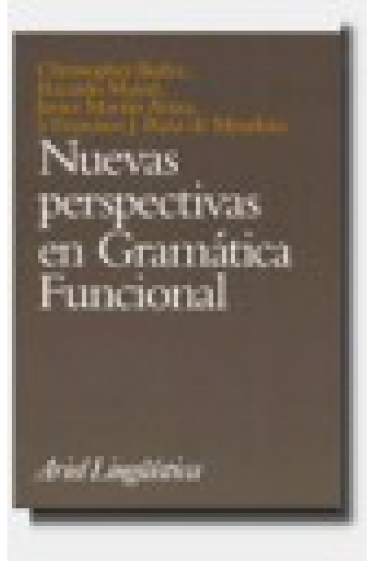 Nuevas perspectivas en gramática  funcional