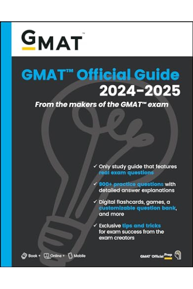 GMAT Official Guide 2024-2025: Book + Online Question Bank