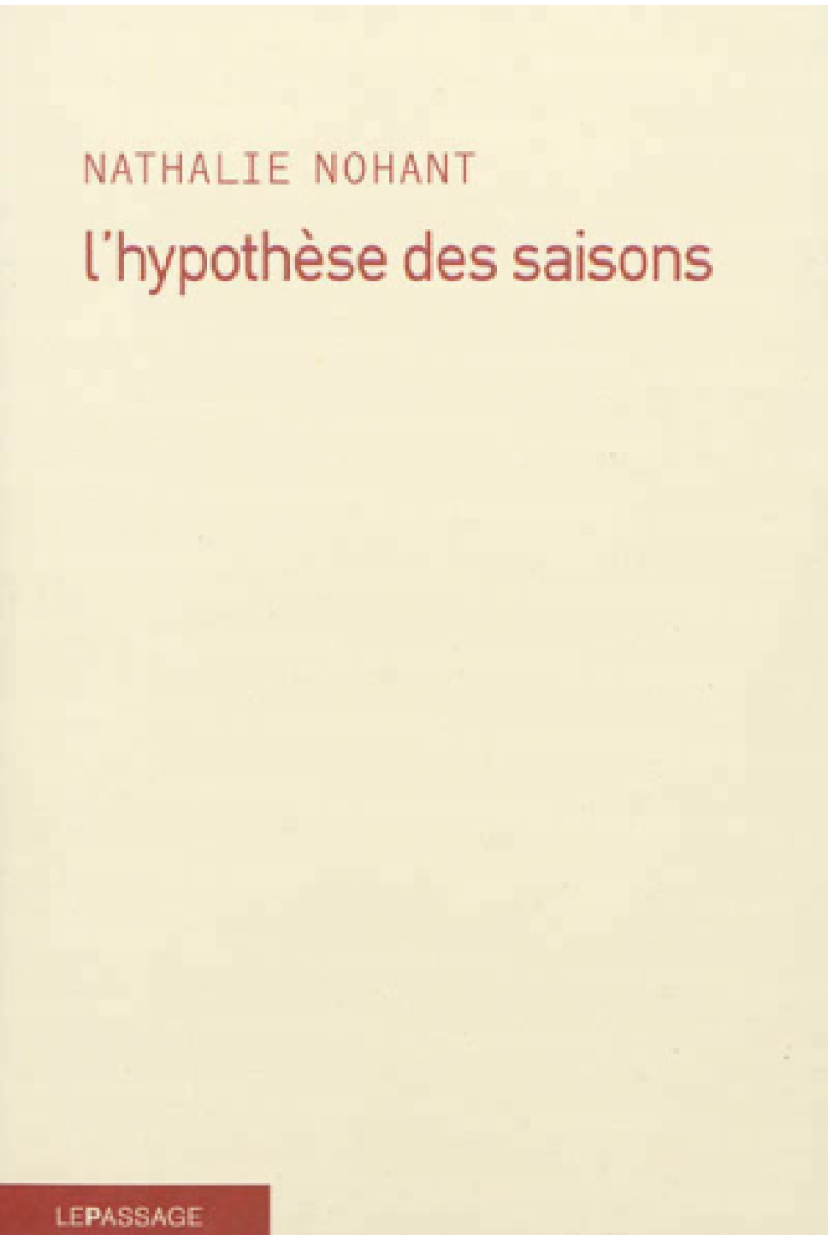 L'hypothèse des saisons