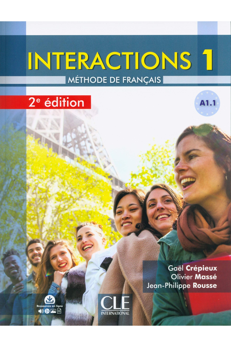 Interactions 1 - Niveau A1.1 - Livre de l'élève + Audio téléchargeable en ligne - 2ème édition