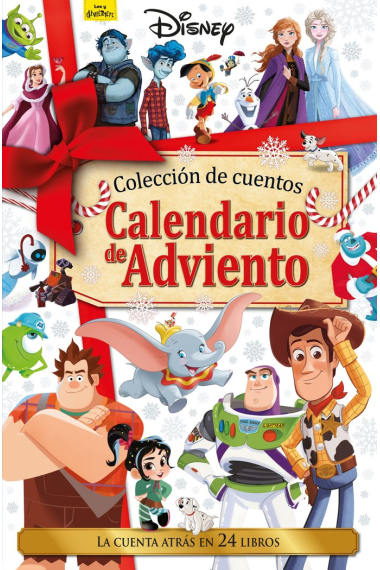 Calendario adviento Disney. La cuenta atrás en 24 libros