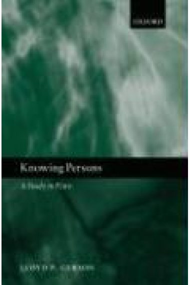 Knowing persons: a study in Plato