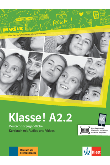 Klasse! A2.2 Kursbuch mit Audios und Videos