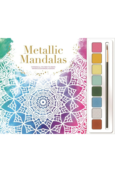 Metallic mandalas (mind spa - watercolours)