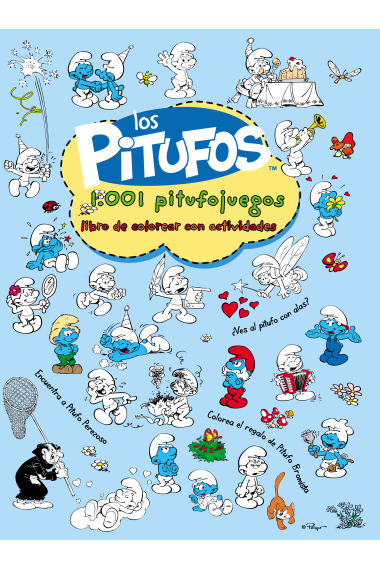 Los Pitufos 1001 pitufojuegos (libro de colorear con actividades)