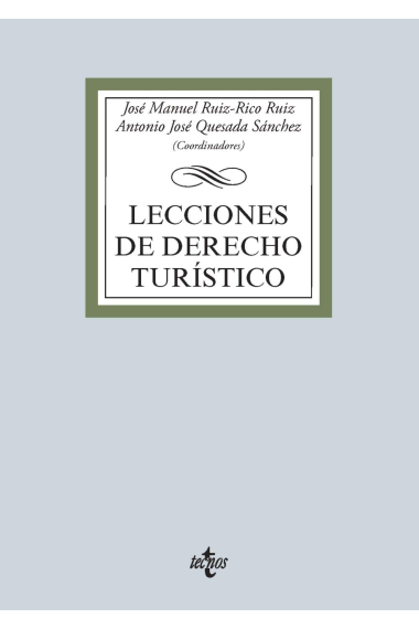 Lecciones de Derecho Turístico