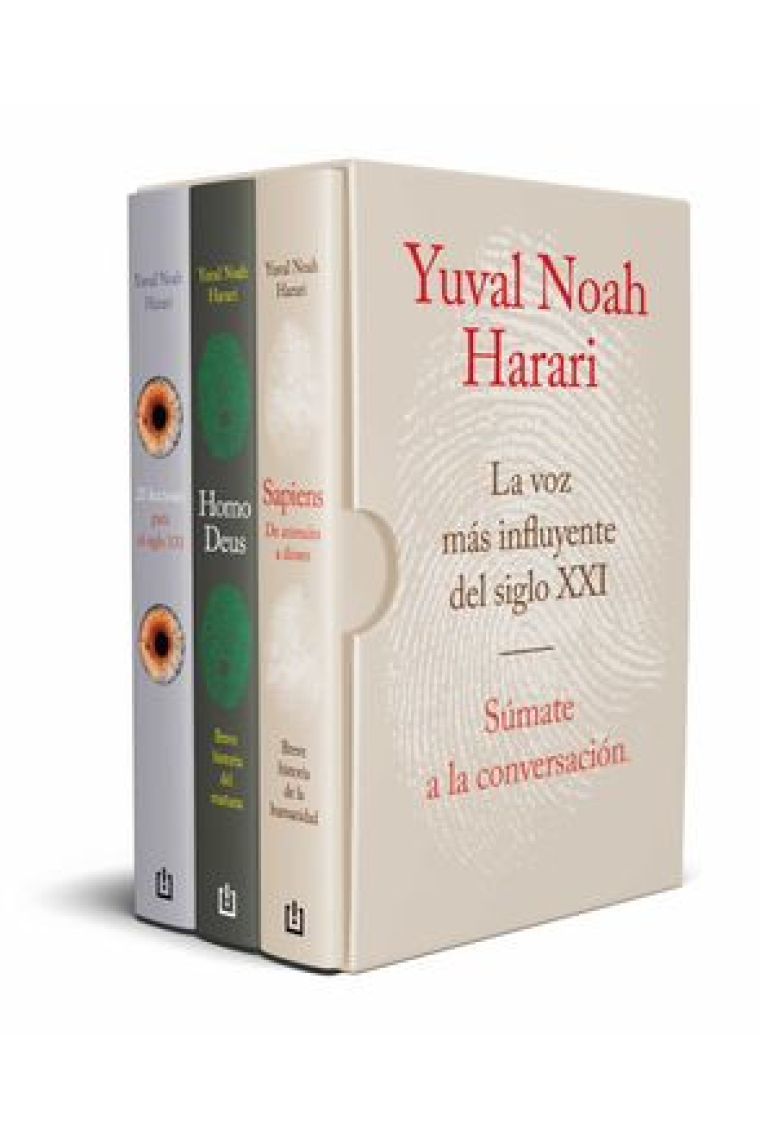 Estuche Harari: Sapiens, Homo Deus y 21 lecciones para el siglo XXI