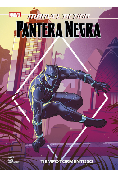 Marvel action pantera negra. tiempo tormentoso