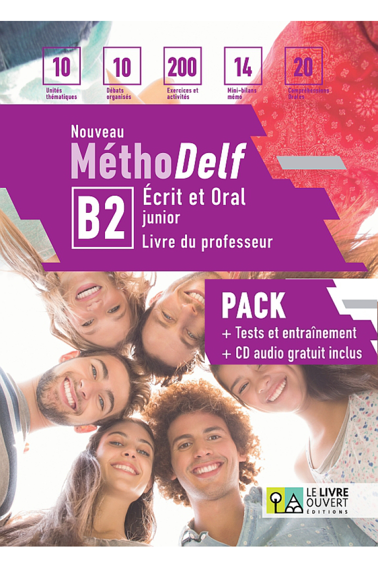 NOUV MÉTHODELF B2 PACK PROF ( 2 TESTS   CD)