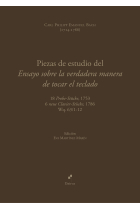 Piezas de estudio del Ensayo sobre la verdadera manera de tocar el teclado. Carl Philipp Emanuel Bach (1714-1788)