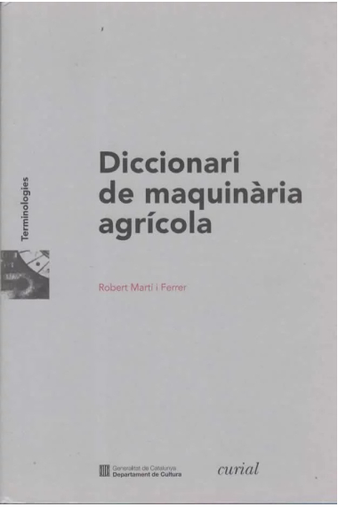 Diccionari de maquinària agrícola