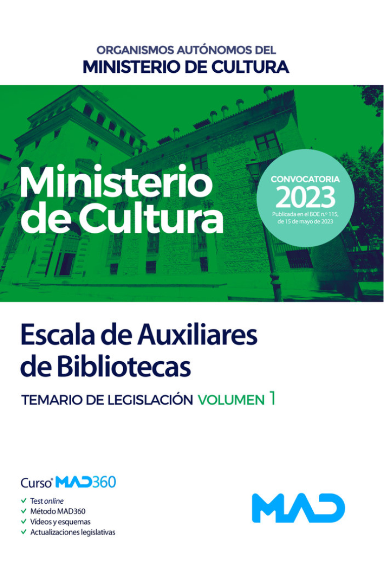 ESCALA DE AUXILIARES DE BIBLIOTECAS DE ORGANISMOS AUTONOMOS