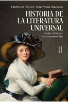 Historia de la literatura universal, vol. II: desde el Barroco hasta nuestros días (Nueva edición)