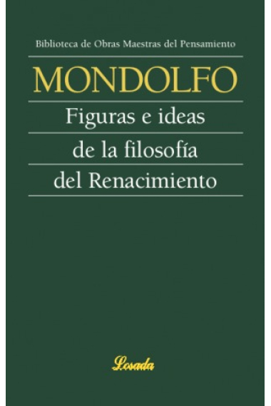 Figuras e ideas de la filosofía del Renacimiento