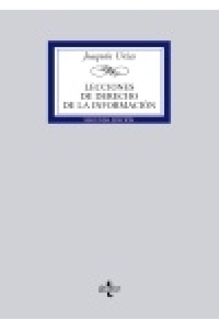 Lecciones de derecho de la información