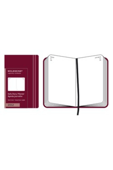 Moleskine* Agenda Diaria 12 meses XSmall (roja)