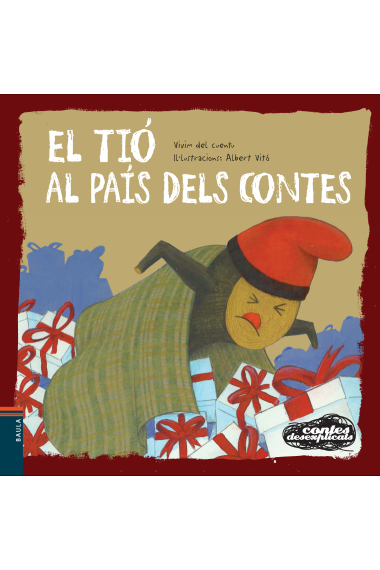 El tió al país dels contes (lletra lligada)