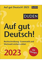 Duden Auf gut Deutsch - Wie viele Os hat der Zooologe? Tagesabreißkalender 2025