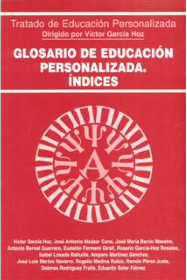 Glosario de educación personalizada. Indices.