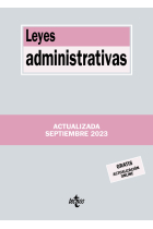 Leyes administrativas (Edición 2023)