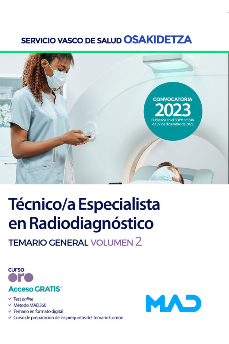 TECNICO/A ESPECIALISTA RADIODIAGNOSTICO OSAKIDETZA-SER