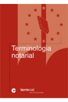 Terminologia notarial (Termcat)