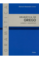 Gramática del griego clásico y helenístico