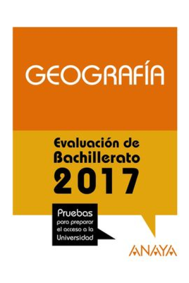 Geografía. Selectividad