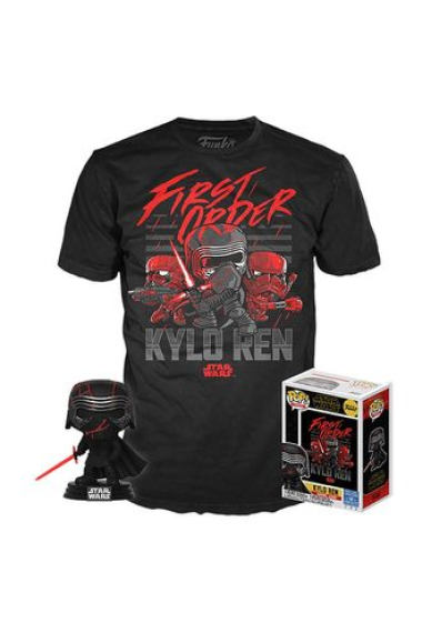 Funko pop! & tee: Star Wars: Rise of Skywalker: Kylo Ren Supreme Leader - L