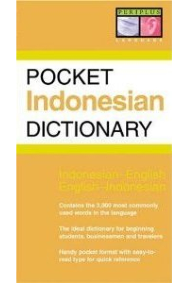 Pocket Indonesian Dictionary Indonesian-English/English-Indonesian