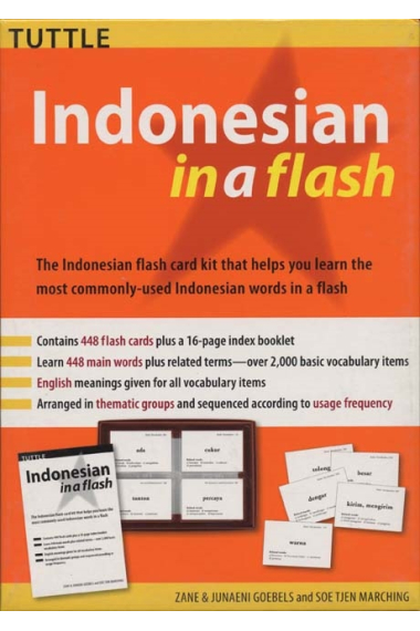 Indonesian in a Flash. Volume 1 (Flash cards)