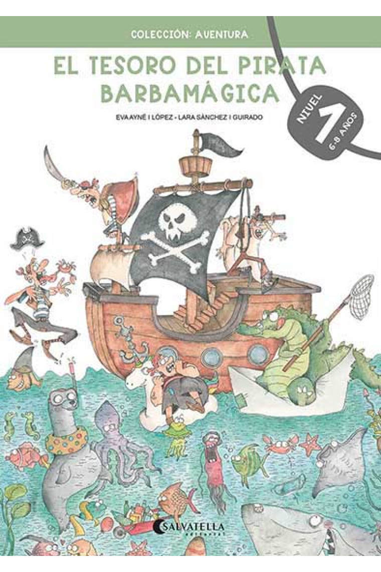 Cuaderno de verano. El tesoro del pirata Barbamágica (Nivel 1. 6-8 años)