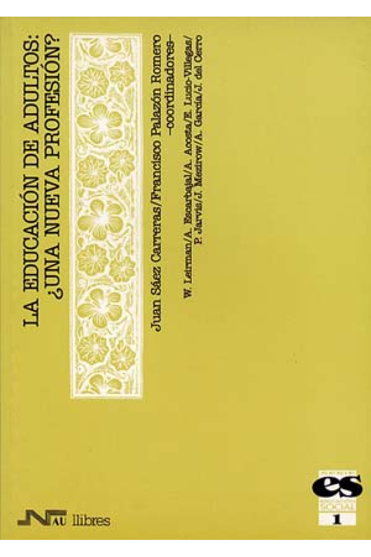 La educacion de adultos: una nueva profesion?