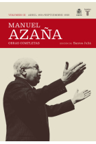 Manuel Azaña. Obras completas. Vol.3: Abril de 1931-Septiembre de 1932