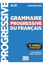 Grammaire progressive du français - Niveau A2- B1 Intermédiaire. 4ème édition - Livre + CD + Livre-web