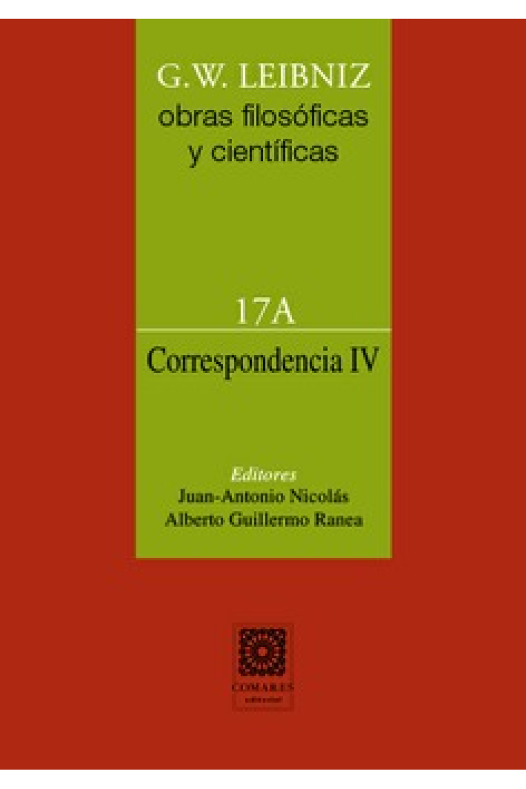 Correspondencia IV (Vol. 17 A)