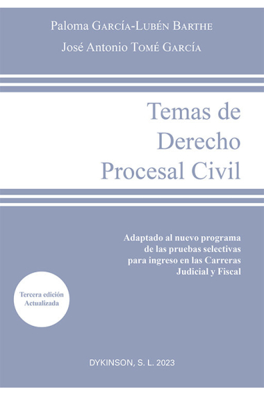 TEMAS DE DERECHO PROCESAL CIVIL