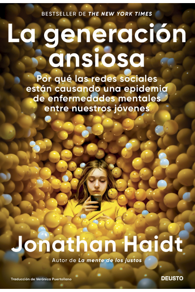 La generación ansiosa. Por qué las redes sociales están causando una epidemia de enfermedades mentales entre nuestros jóvenes