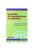 La gestión de organizaciones no lucrativas. Herramientas para la intervención social