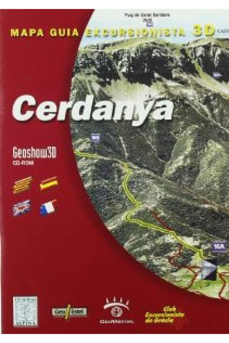 Cerdanya. Mapa guia excursionista 3D