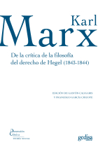 De la crítica de la filosofía del derecho de Hegel (1843-1844)