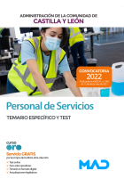 TEMARIO MATERIAS ESPECIFICAS Y TEST PERSONAL DE SERVICIOS CASTILL